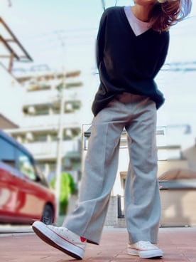 「アイラブCONVERSE」｜mico020528さん（レディース・154cm）の秋コーディネート