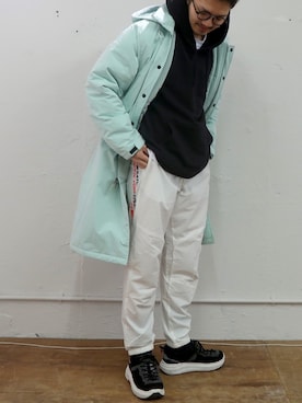 「Saturdays NYC（サタデーズ ニューヨークシティ ）のアイテム（ダウンジャケット/コート）」を使った、kixshixnoさん（メンズ・174cm）の冬コーディネート