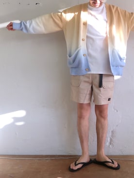 「Saturdays NYC（サタデーズ ニューヨークシティ ）のアイテム（サンダル）」を使った、kixshixnoさん（メンズ・174cm）の春コーディネート