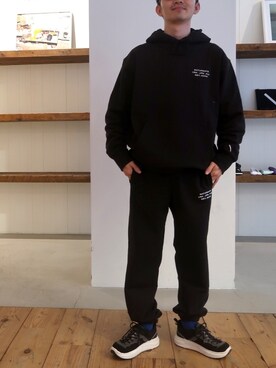 「Saturdays NYC（サタデーズ ニューヨークシティ ）のアイテム（パーカー）」を使った、kixshixnoさん（メンズ・174cm）の冬コーディネート