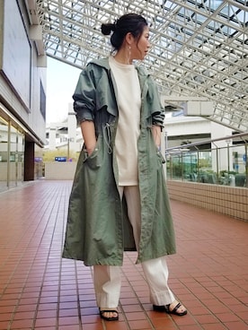 ADAM ET ROPE' STAFFさん(レディース・154cm)の春コーディネート