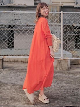 ADAM ET ROPE' STAFFさん（レディース・153cm）の春コーディネート