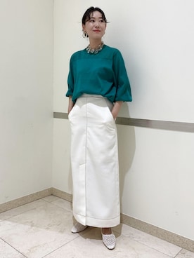 「アイテム（その他シューズ）」を使った、ADAM ET ROPE' STAFFさん（レディース・162cm）の春コーディネート