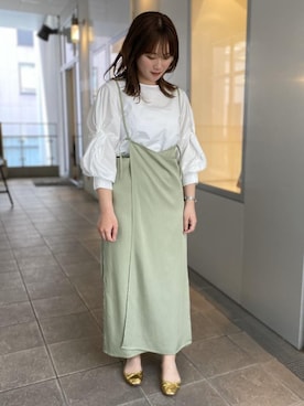 ADAM ET ROPE' STAFFさん（レディース・158cm）の春コーディネート