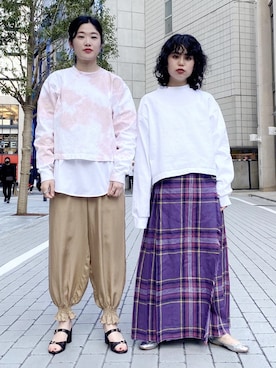 ADAM ET ROPE' STAFFさん(レディース・156cm)の春コーディネート