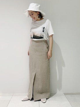 「baebae（ベベ）のアイテム」を使った、ADAM ET ROPE' STAFFさん（レディース・152cm）の春コーディネート