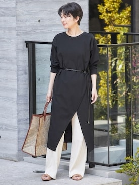 Adam Et Rope アダムエロペのワンピース コットン コーディネート Zozotown