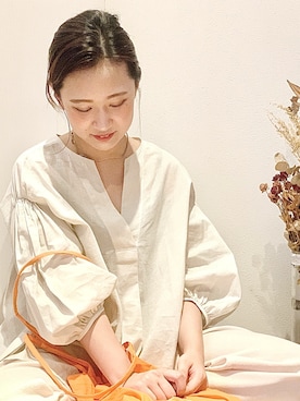 ADAM ET ROPE' STAFFさん（レディース・152cm）の春コーディネート