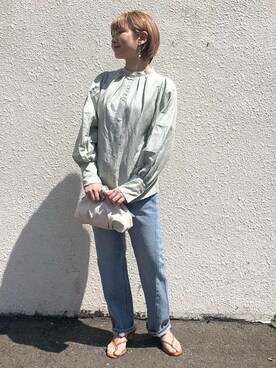 ADAM ET ROPE' STAFFさん（レディース・152cm）の春コーディネート