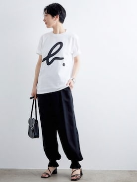 「アニエスベー」｜ADAM ET ROPE' STAFFさん（レディース・160cm）の春コーディネート