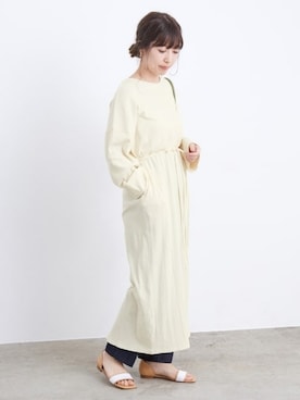 ADAM ET ROPE' STAFFさん（レディース・159cm）の春コーディネート