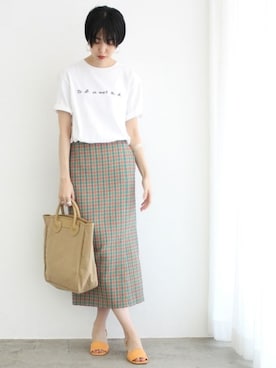 「アニエスベー」｜ADAM ET ROPE' STAFFさん（レディース・167cm）の春コーディネート