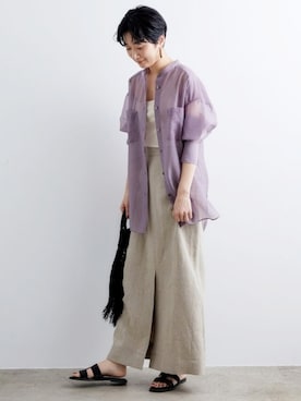 ADAM ET ROPE' STAFFさん（レディース・160cm）の春コーディネート