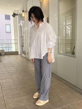 ADAM ET ROPE' STAFFさん（レディース・155cm）の春コーディネート