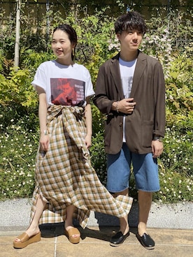 ADAM ET ROPE' STAFFさん(レディース・155cm)の春コーディネート