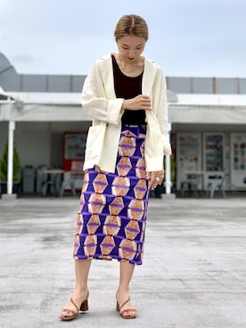 ADAM ET ROPE' STAFFさん（レディース・162cm）の夏コーディネート