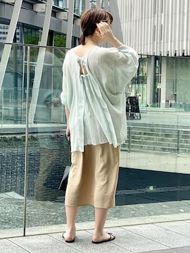 ADAM ET ROPE' STAFFさん(レディース・159cm)の夏コーディネート