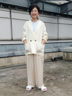 ADAM ET ROPE' STAFFさん（レディース・157cm）の夏コーディネート