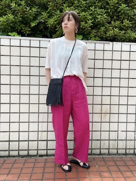 ADAM ET ROPE' STAFFさん（レディース・160cm）の夏コーディネート