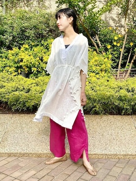 ADAM ET ROPE' STAFFさん（レディース・164cm）の夏コーディネート