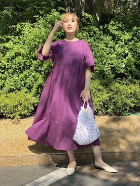 ADAM ET ROPE' STAFFさん（レディース・163cm）の夏コーディネート