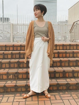 ADAM ET ROPE' STAFFさん（レディース・159cm）の夏コーディネート