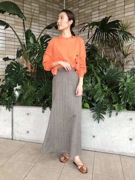 ADAM ET ROPE' STAFFさん（レディース・170cm）の夏コーディネート