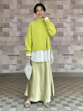 「VASIC（ヴァジック）のアイテム」を使った、ADAM ET ROPE' STAFFさん（レディース・160cm）の秋コーディネート