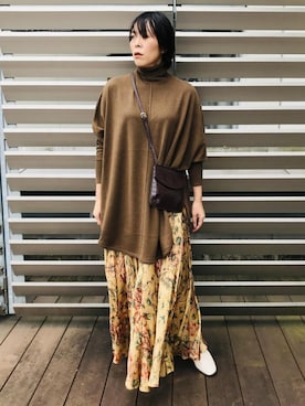 ADAM ET ROPE' STAFFさん（レディース・160cm）の秋コーディネート