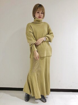 ADAM ET ROPE' STAFFさん（レディース・157cm）の秋コーディネート