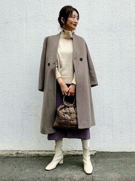 ADAM ET ROPE' STAFFさん（レディース・159cm）の秋コーディネート