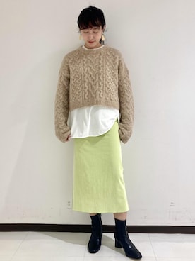 ADAM ET ROPE' STAFFさん（レディース・163cm）の秋コーディネート