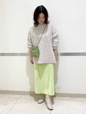 ADAM ET ROPE' STAFFさん（レディース・155cm）の秋コーディネート