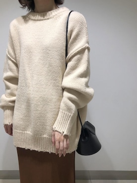 「Adam et Rope'」｜ADAM ET ROPE' STAFFさん（レディース・156cm）の冬コーディネート