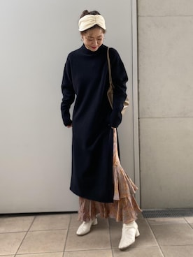 ADAM ET ROPE' STAFFさん(レディース・162cm)の冬コーディネート