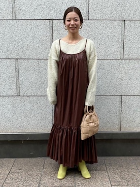ADAM ET ROPE' STAFFさん（レディース・157cm）の冬コーディネート
