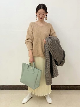 ADAM ET ROPE' STAFFさん（レディース・159cm）の冬コーディネート