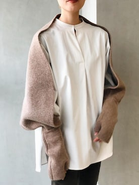 「アイテム（手袋）」を使った、ADAM ET ROPE' STAFFさん（レディース・162cm）の冬コーディネート