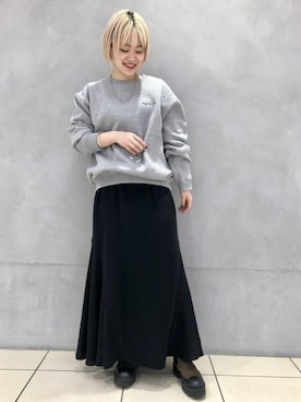 ADAM ET ROPE' STAFFさん（レディース・157cm）の冬コーディネート