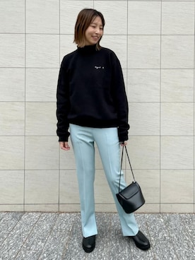 「アニエスベー」｜ADAM ET ROPE' STAFFさん（レディース・164cm）の冬コーディネート