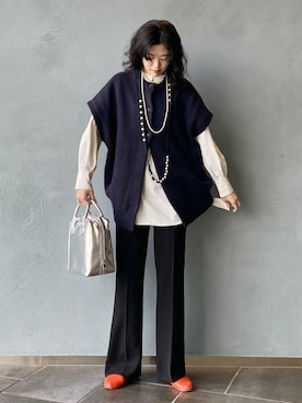 ADAM ET ROPE' STAFFさん（レディース・164cm）の冬コーディネート