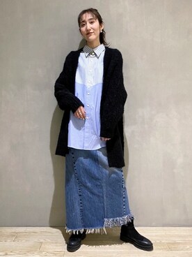 ADAM ET ROPE' STAFFさん（レディース・170cm）の冬コーディネート