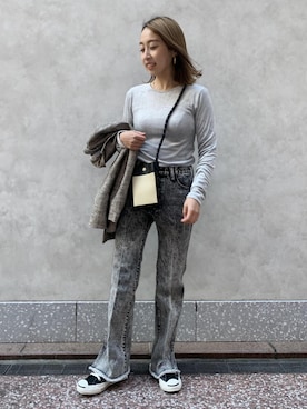 ADAM ET ROPE' STAFFさん（レディース・152cm）の冬コーディネート