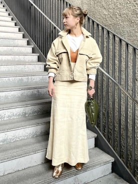 ADAM ET ROPE' STAFFさん(レディース・152cm)の冬コーディネート