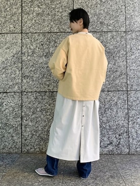 「シャツワンピース」｜ADAM ET ROPE' STAFFさん（レディース・162cm）の冬コーディネート