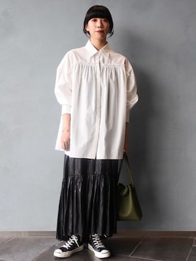 「VASIC（ヴァジック）のアイテム」を使った、ADAM ET ROPE' STAFFさん（レディース・158cm）の冬コーディネート