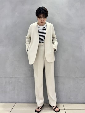 ADAM ET ROPE' STAFFさん（レディース・159cm）の春コーディネート