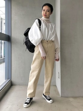 ADAM ET ROPE' STAFFさん（レディース・158cm）の春コーディネート