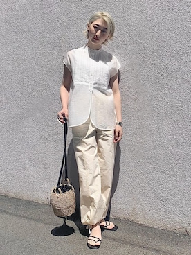 ADAM ET ROPE' STAFFさん（レディース・162cm）の春コーディネート