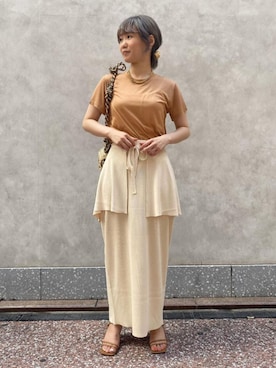 ADAM ET ROPE' STAFFさん(レディース・153cm)の夏コーディネート